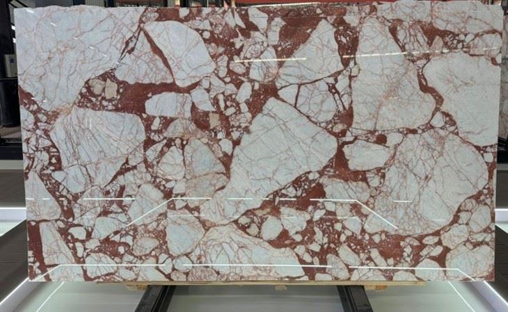 Breccia Skiros Bvlgari Red Marble Flooring