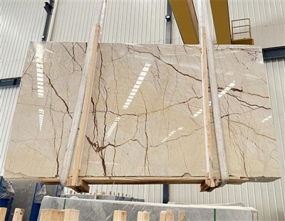 Sofita guldmarmor beige marmorskiva för inredning